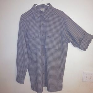 Men's LL Bean long sleeve with button tab sleeves